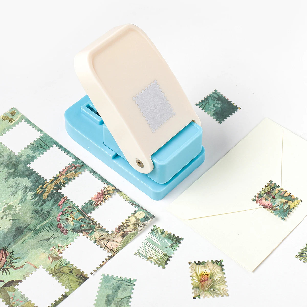 Square rectangular embossing tools, Paper hole punchers, portable scrapbook card DIY crafts, office stationery supplies